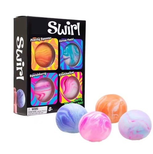 Squishy swirl fidget toy - swirl,