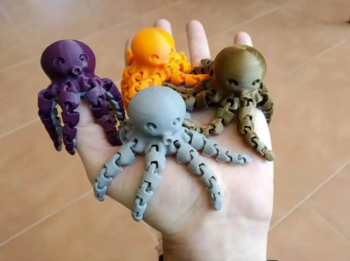 Octopus fidget tactile sensory - fidget,