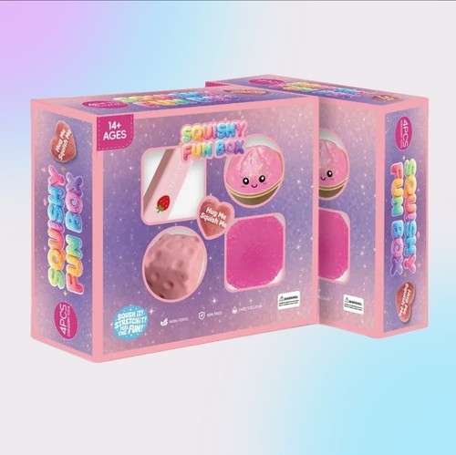 Squishy fun box - sensory, toys
