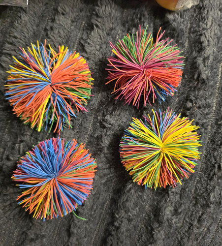Set colourful spiky - 4,