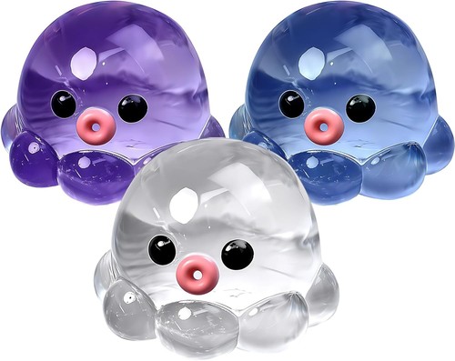 3pcs octopus squishy sensory - 3pcs,
