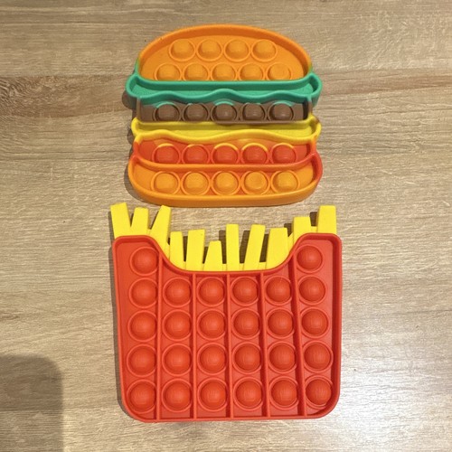 Burger fries pop it - &,