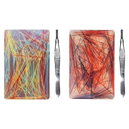 Thread stress relief toy with - relief,