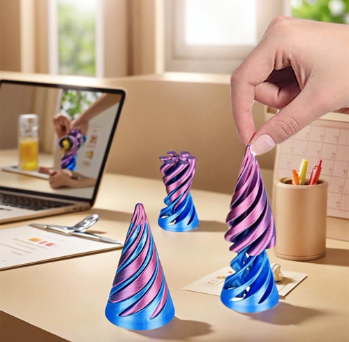 Fidget spiral cone visual - spiral,