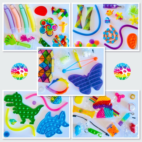 Sensory fidget toys - toys, set