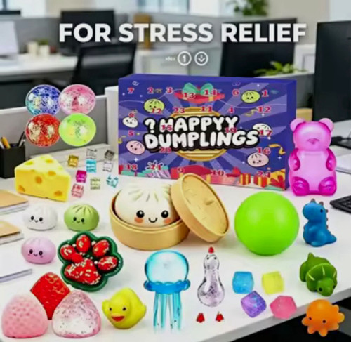 Happy dumplings stress - happy,