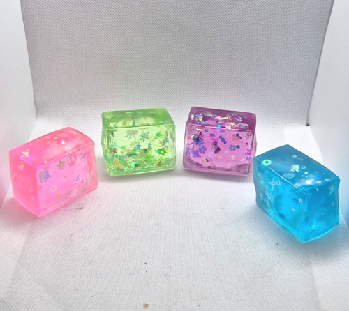 Set translucent glitter - set, 4