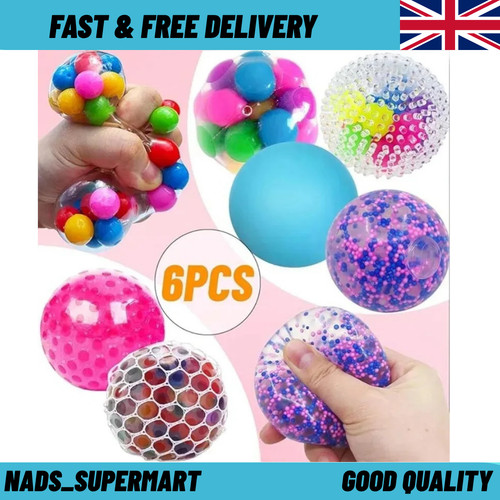 6pcs mini squishy stress balls - mini,