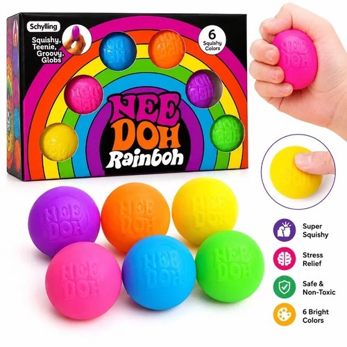 6pcs nee doh stress ball - 6pcs,